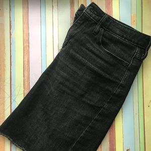 Universal Thread Black Denim Skirt